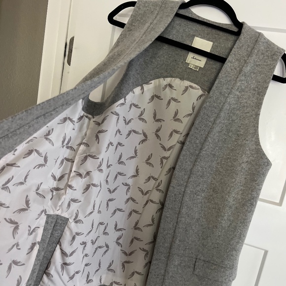 elevenses Wool Vest with Accent Lining - Picture 7 of 11